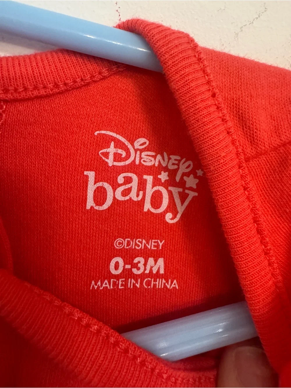 Disney Red Minnie Mouse One-Piece Footie